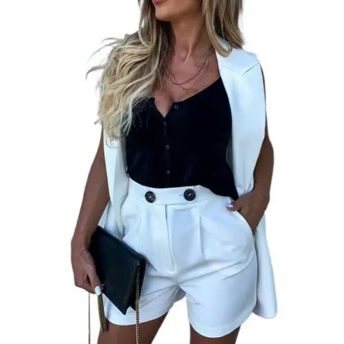 സ്റ്റെല്ല (Stella)® | Elegant Streetwear-Set Blazer+Shorts - Image 8