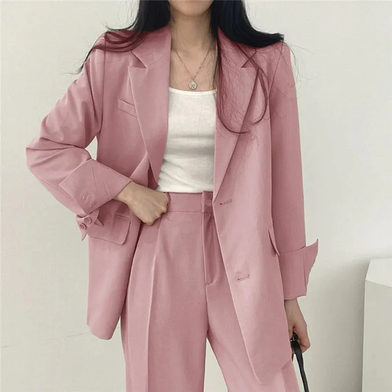 സോഫിയ (Sophia)® | Blazer And Straight-Leg Pants Set For Women - Image 22