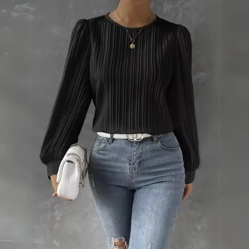 Abigail | Casual long sleeve blouse - Image 2