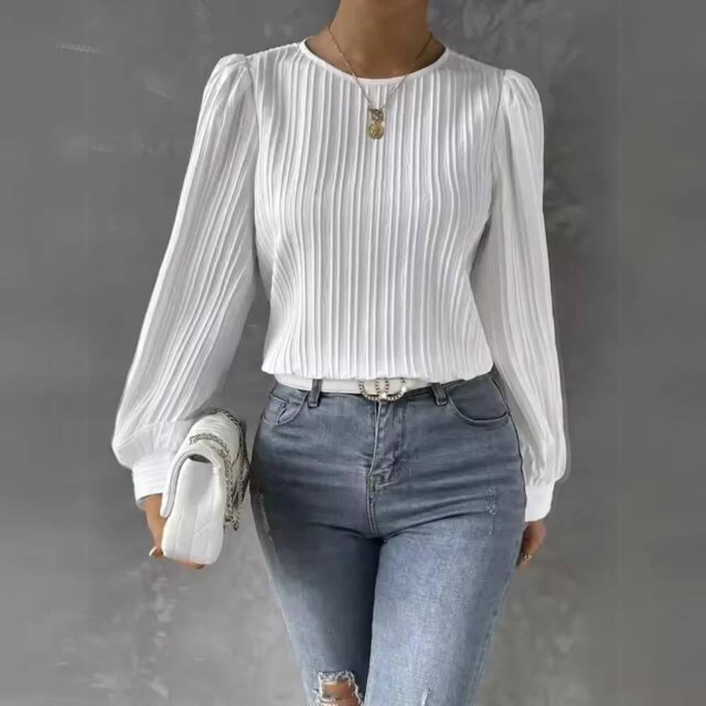 Abigail | Casual long sleeve blouse - Image 5