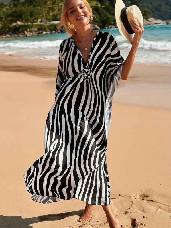 Abigail® | Elegant And Lightweight Zebra Beach Dress For Summer - Image 6