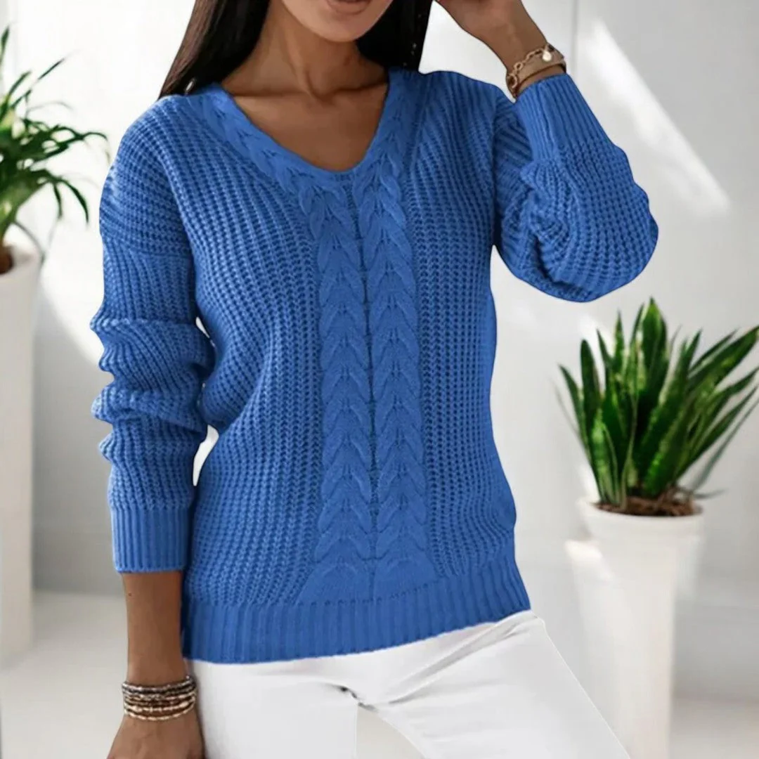 Abigail | Elegant cable knit sweater - Image 8