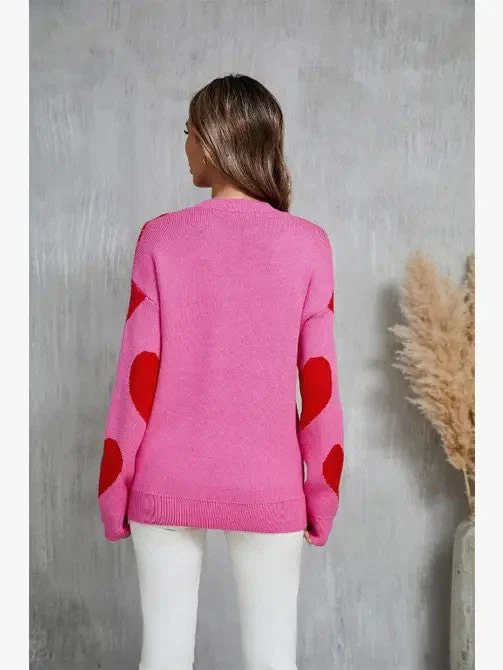 Adela | Heart knit sweater - Image 2