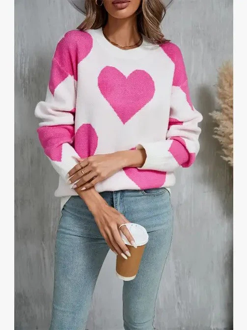 Adela | Heart knit sweater - Image 3