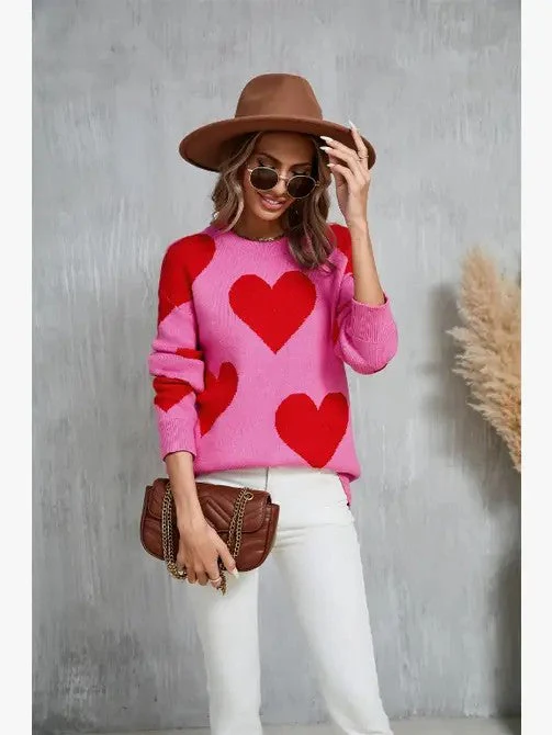 Adela | Heart knit sweater - Image 4
