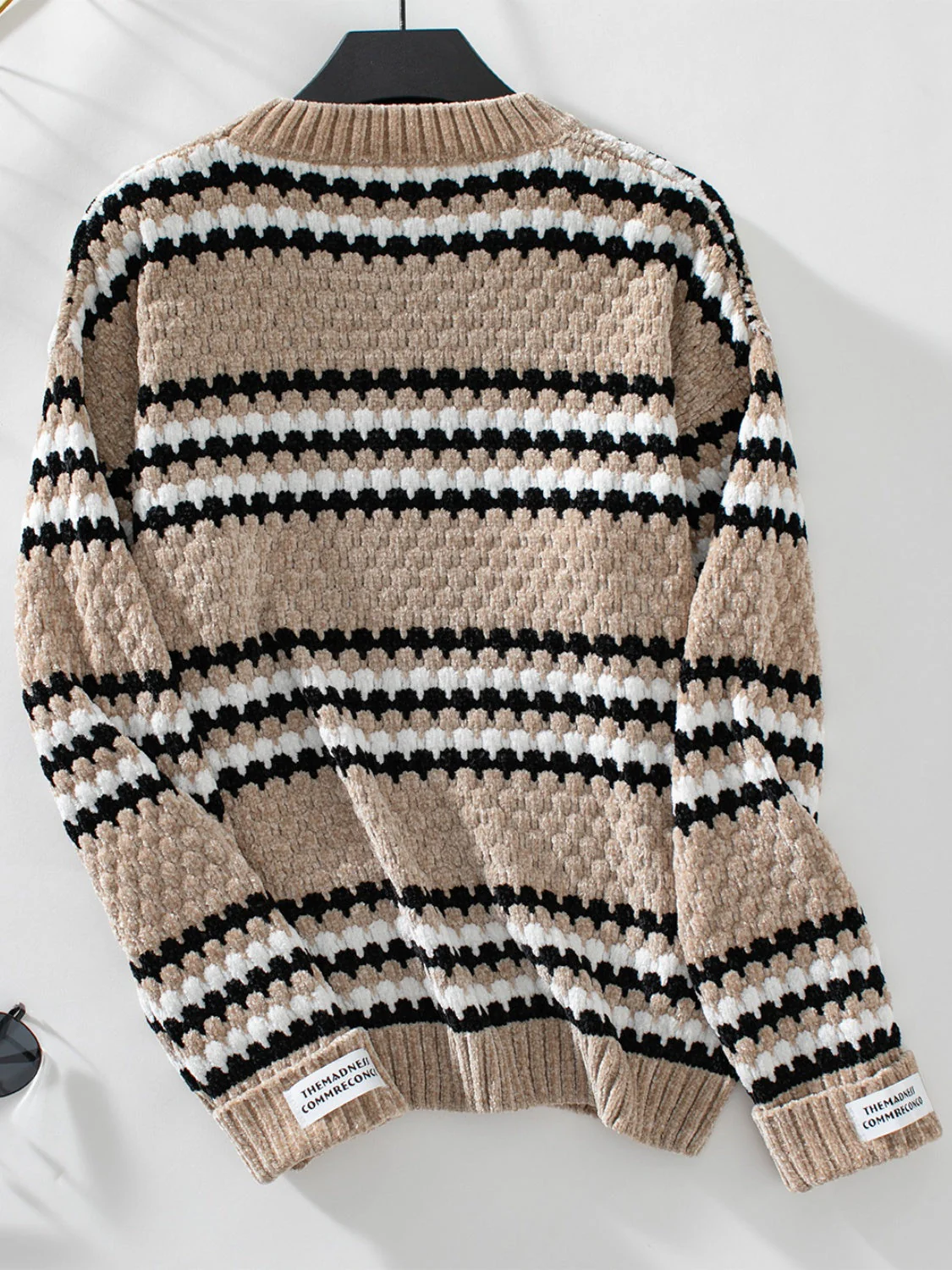 Adele | Striped long-sleeved sweater with a crew neck - Image 7