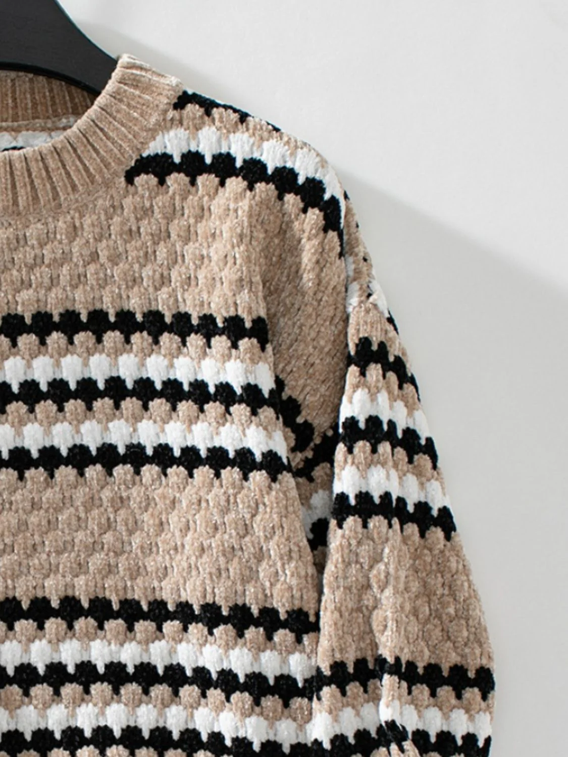 Adele | Striped long-sleeved sweater with a crew neck - Image 8
