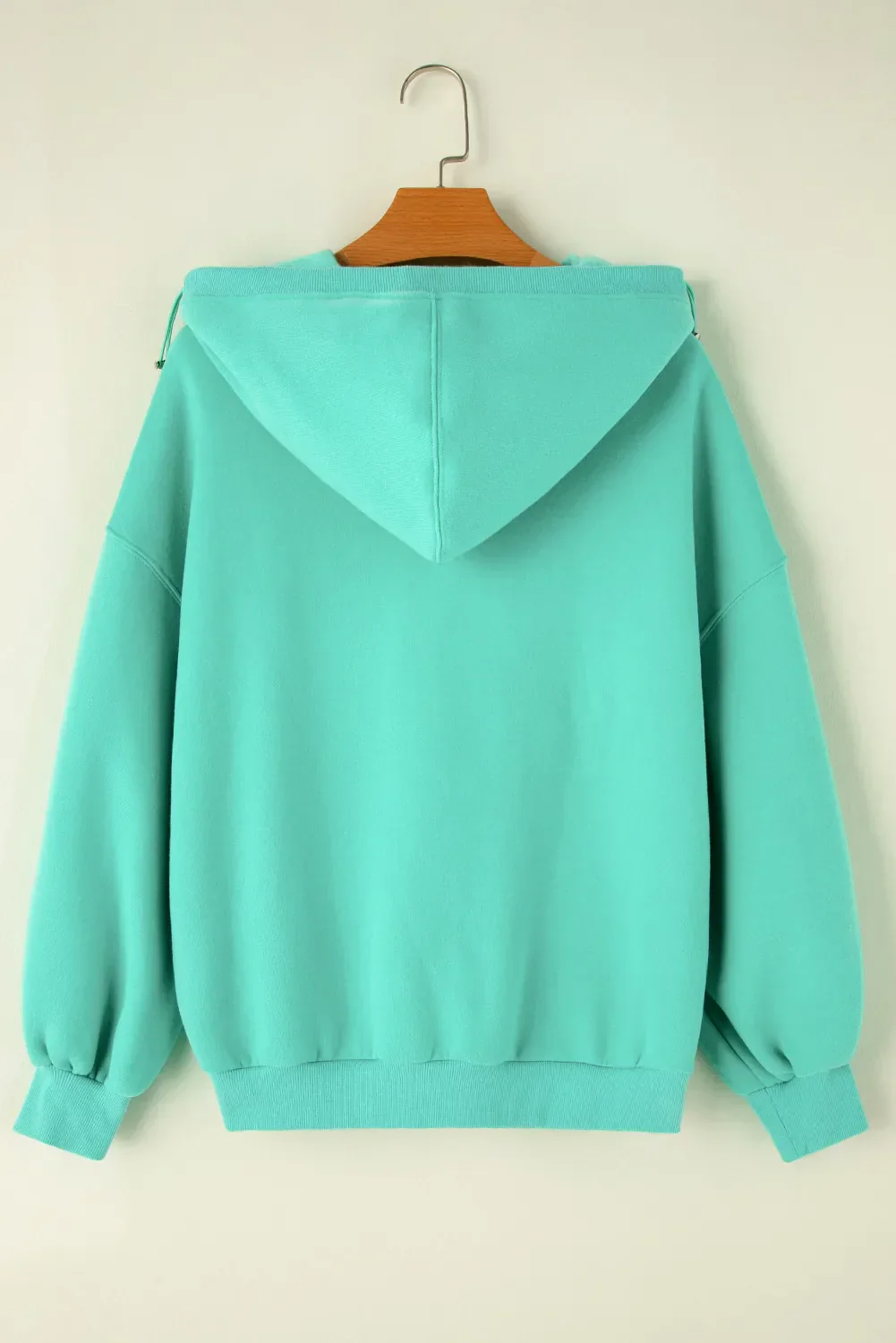 Adelheid | Long sleeve half zip hoodie with pockets - Image 4
