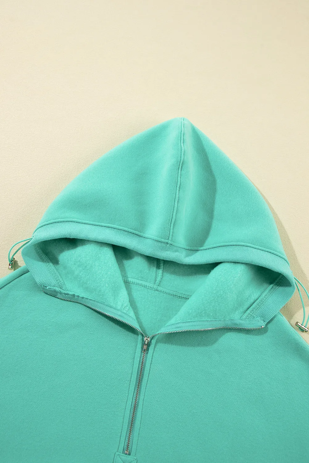 Adelheid | Long sleeve half zip hoodie with pockets - Image 5