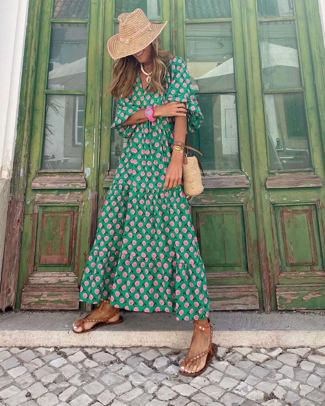 Adelina® | Long Bohemian Dress - Image 3