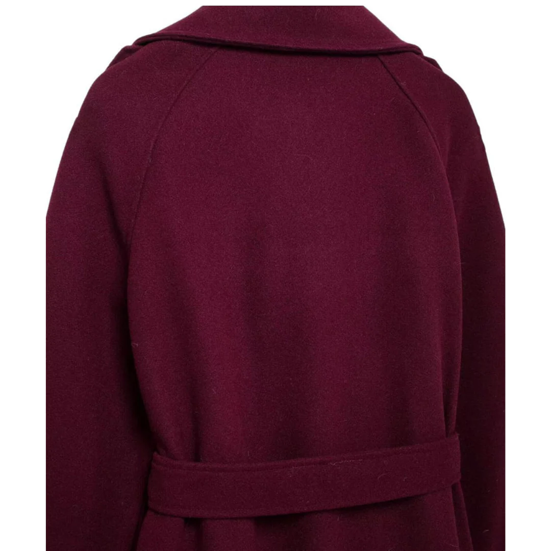 Adriana® | Elegant burgundy coat - Image 5