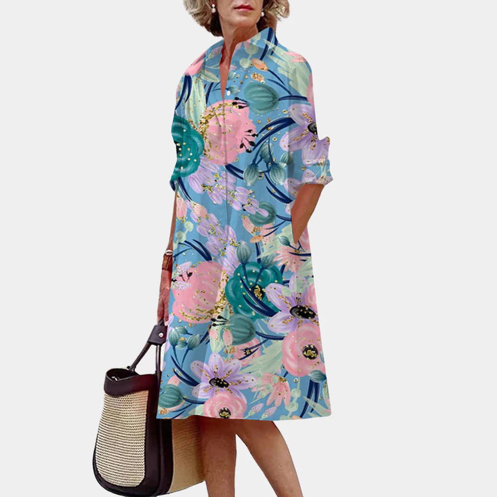 Adriana® | Elegant Shirt Dress - Image 2
