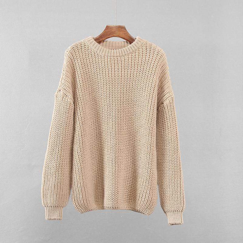Adriana | Knitted loose autumn sweater for women - Image 2