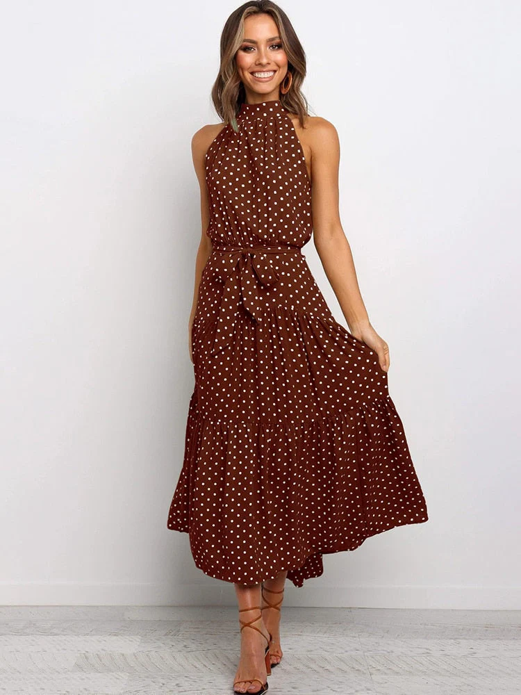 Adriana® | Summer Dress With Polka Dot Print Shine Into Summer