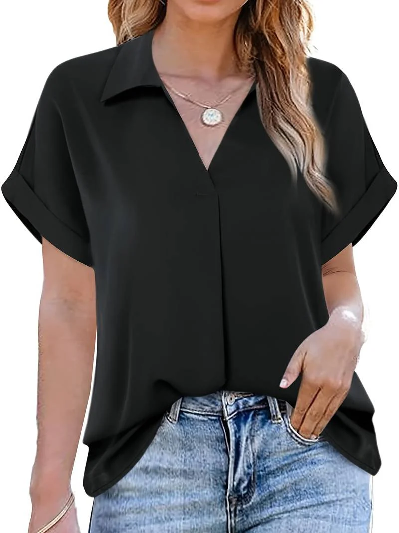 Adriela® | Casual Summer Shirt With Turn-Down Collar For Women - Image 16