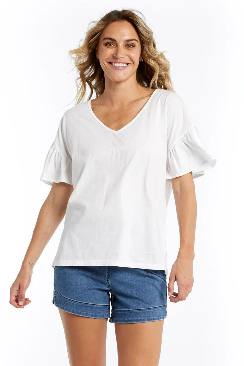 Afra® | Women'S Feminine Ruffle Shirt Graceful - Image 2
