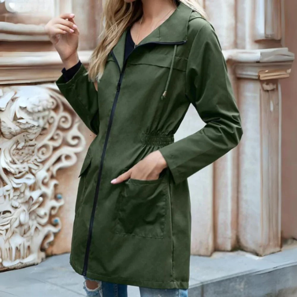Agneta® | Elegant windbreaker trench coat for women - Image 3