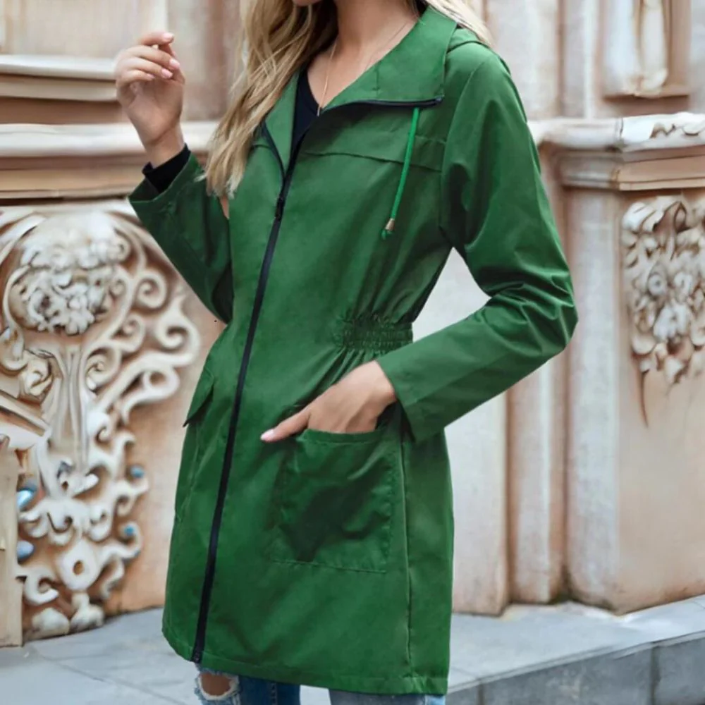 Agneta® | Elegant windbreaker trench coat for women - Image 4