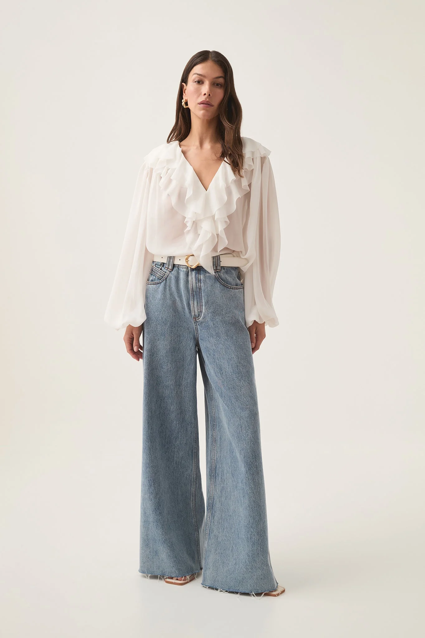 Agueda® | Women'S Playful Pom Pom Blouse Fun