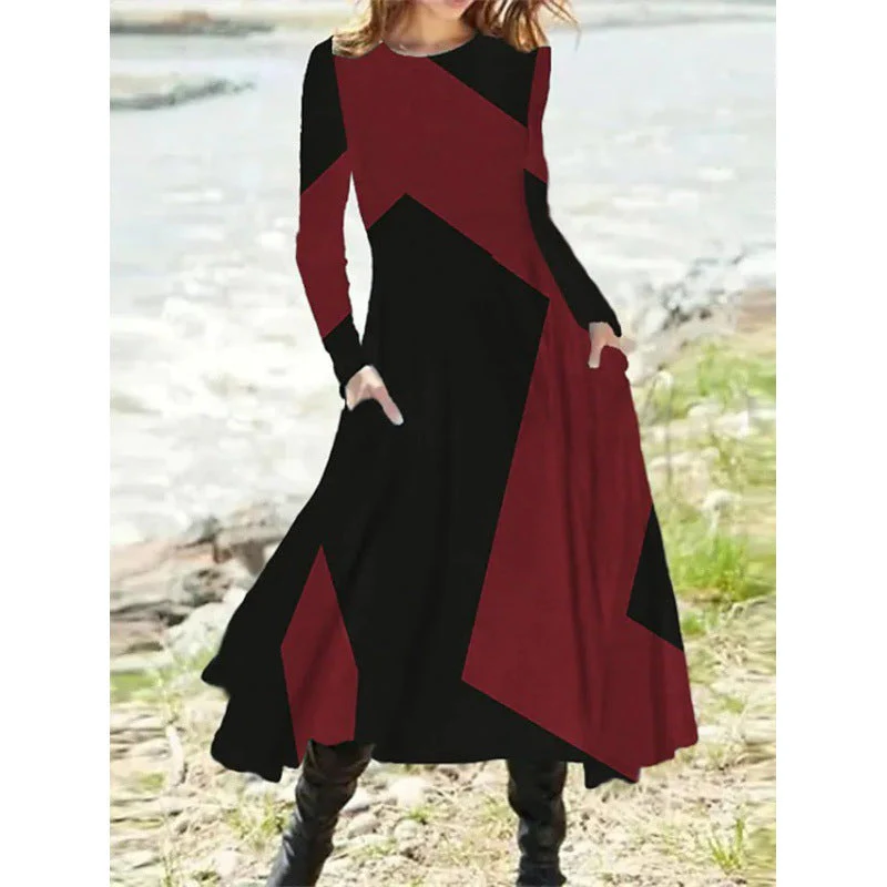 Aixa® | Women's long-sleeved midi dress - Image 3