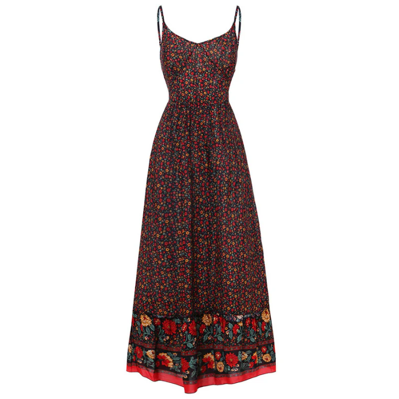 Alba® | Bohemian Dress With Straps - Image 2