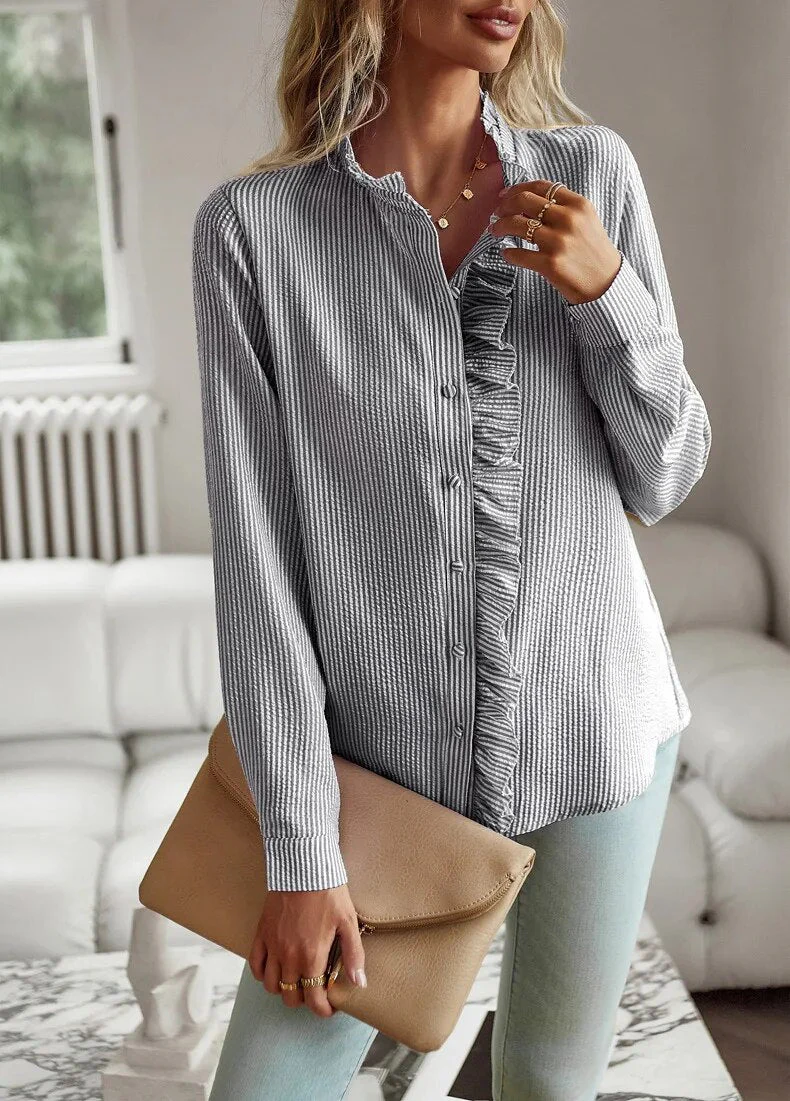 Alba® | Elegant Long-Sleeved Shirt - Image 7