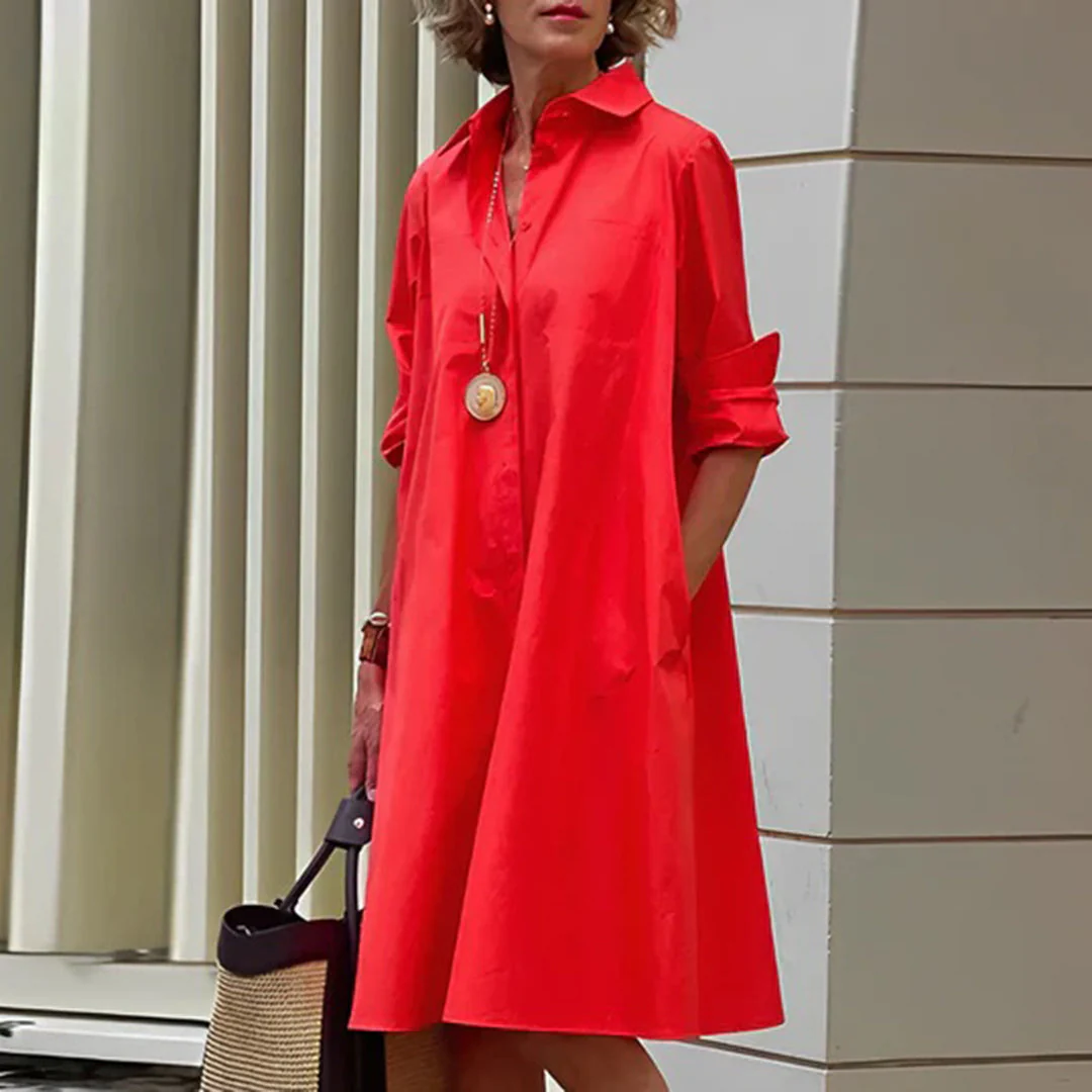Alba® | Fashionable Shirt Dress - Image 2