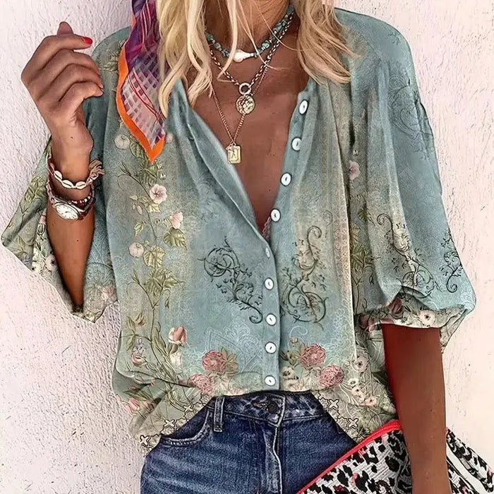 Albina® | Stylish Plant Design Top For Summer