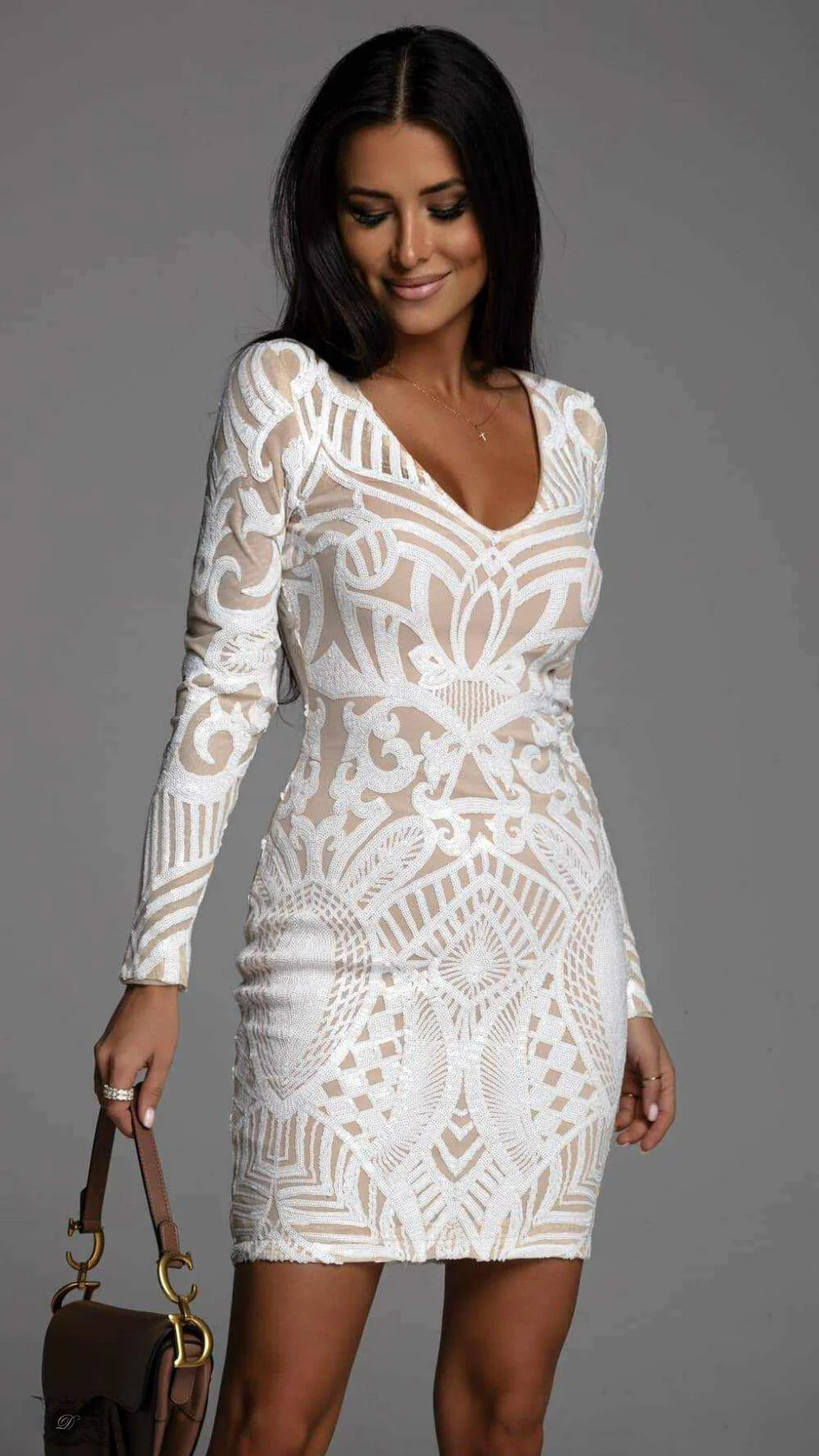 Aldona® | Regal Bodycon Dress - Image 7