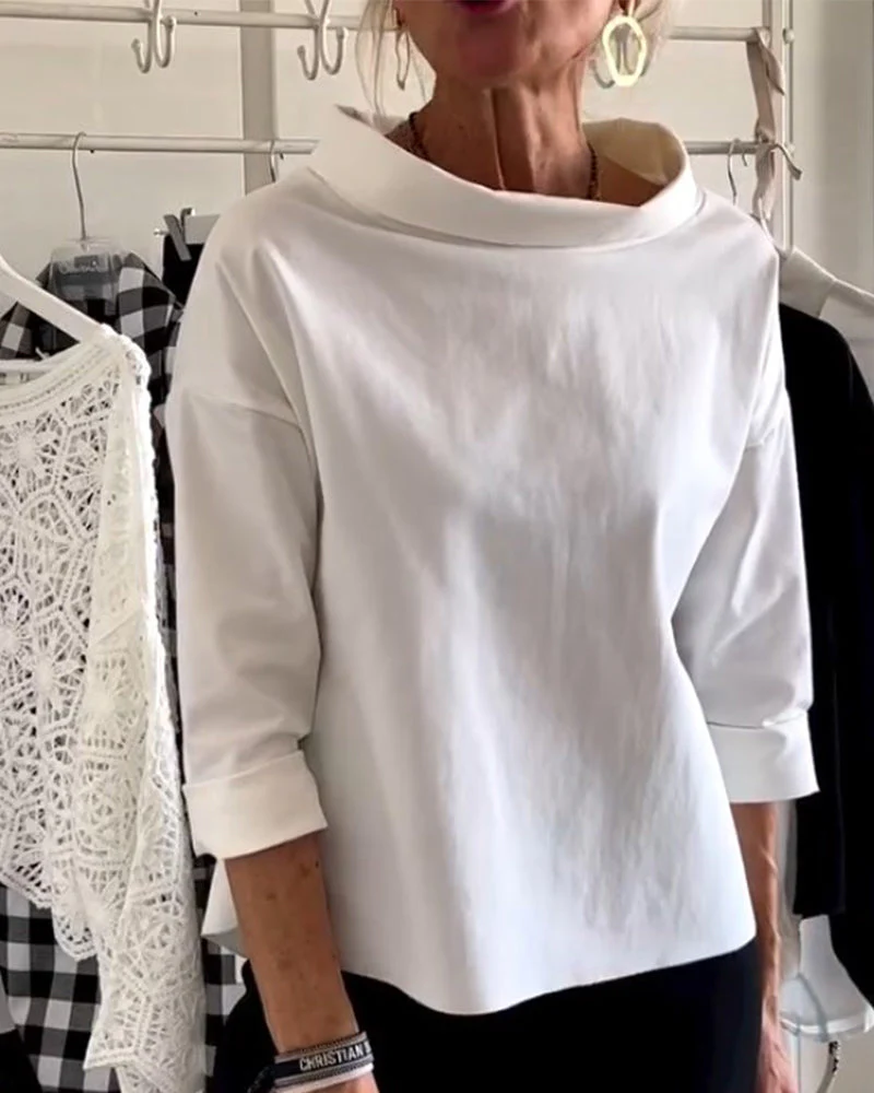 Aldona® | Women'S Elegant Blouse With Half Sleeves - Image 4
