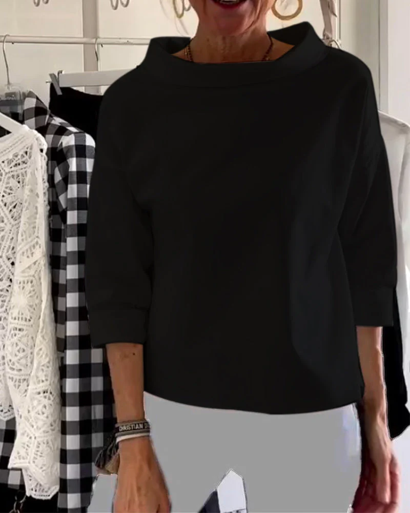 Aldona® | Women'S Elegant Blouse With Half Sleeves - Image 6