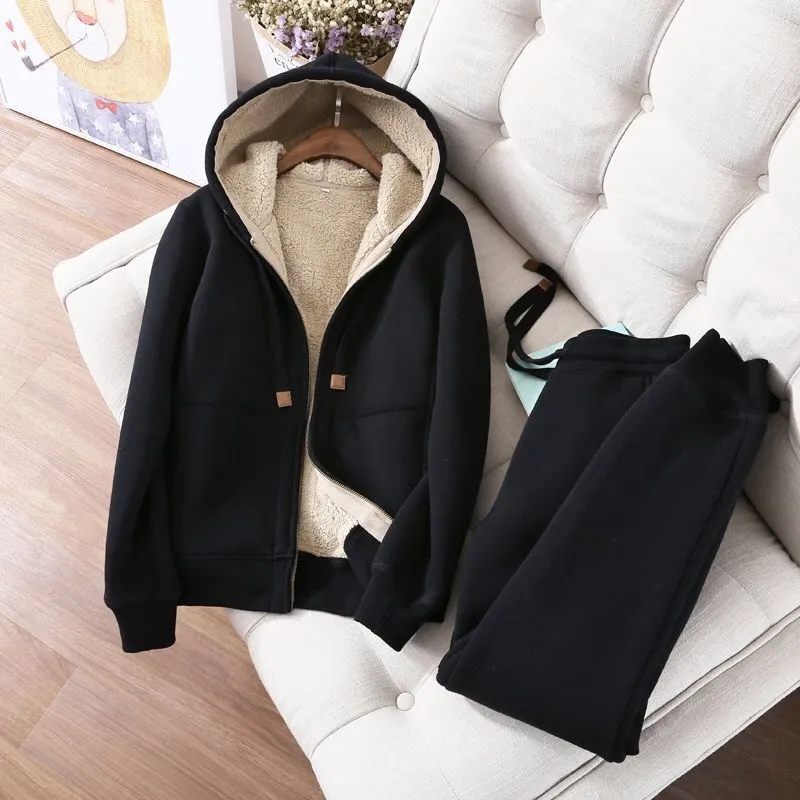 Aleida® | Sports set in plain fleece - Image 3