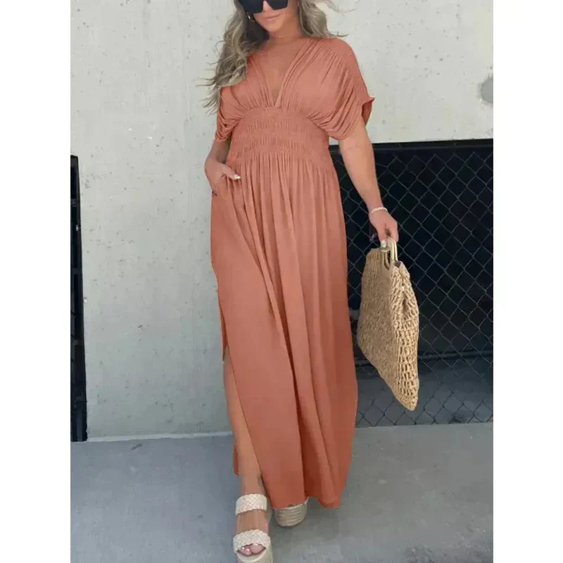 Alessia® | V-Neck Maxi Dress - Image 6