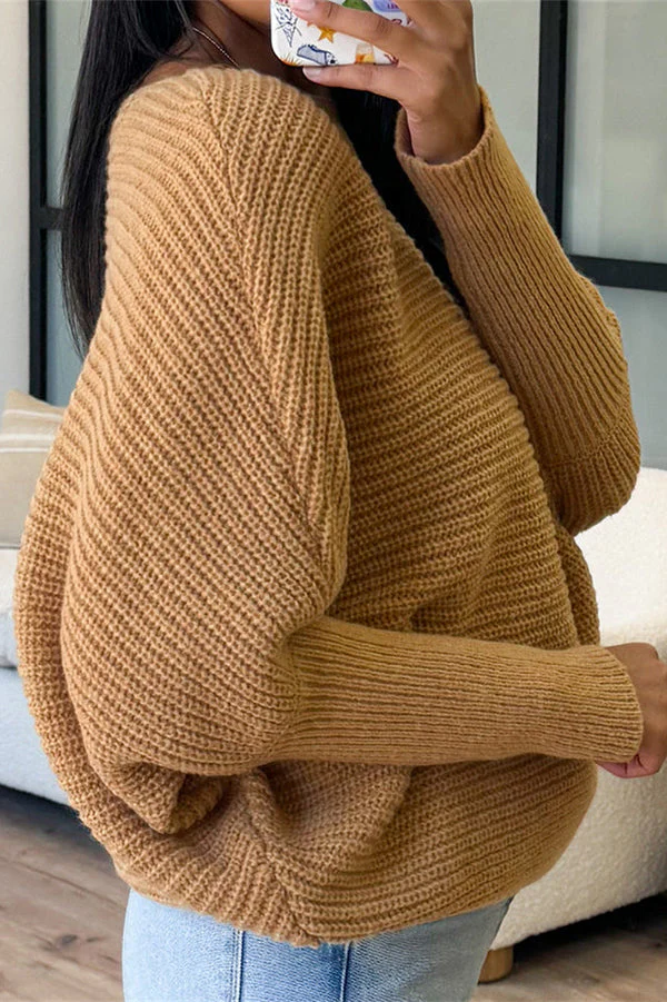 Alicia | Elegant batwing sleeve sweater for women - Image 2