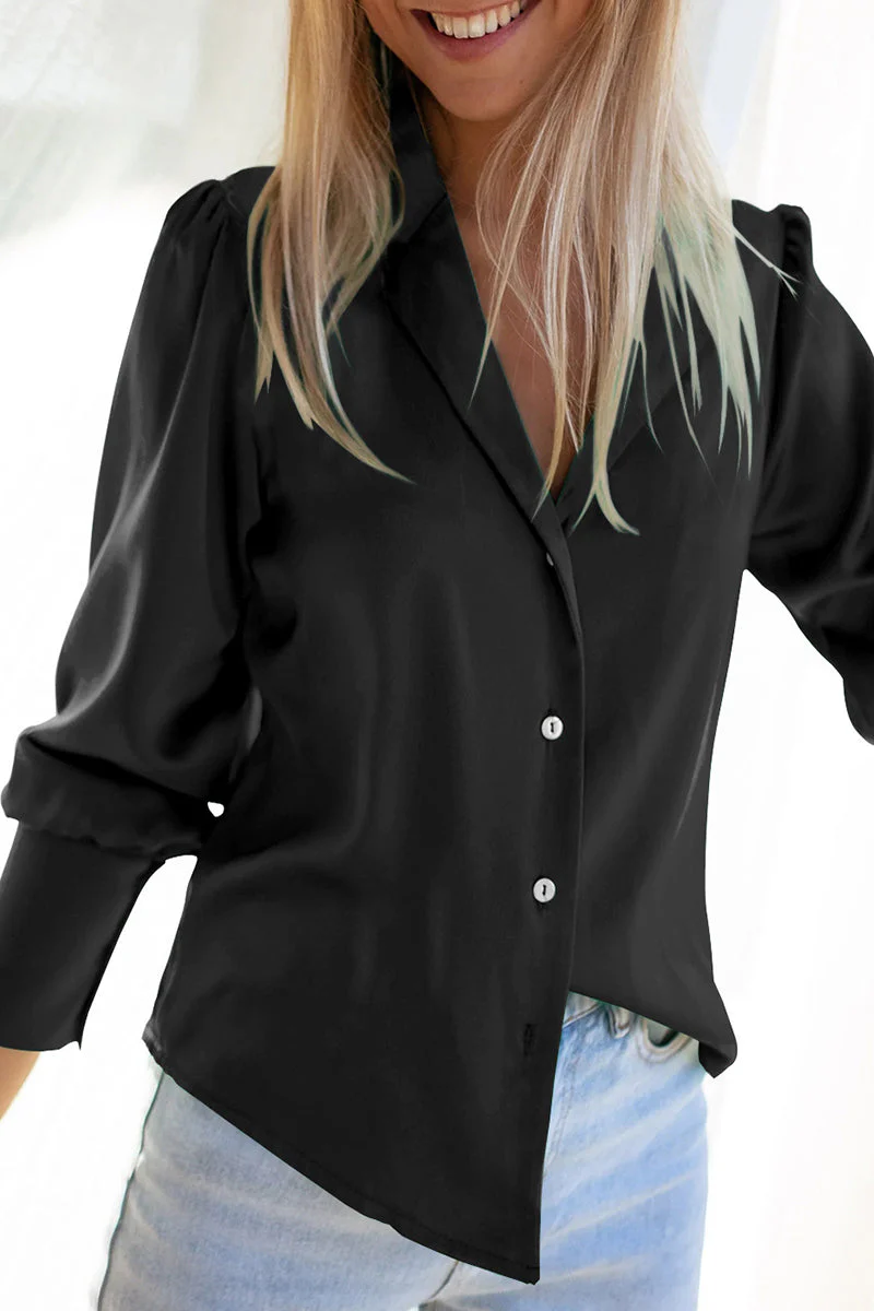 Alicia | Elegant tops with a plain turn-down collar - Image 9