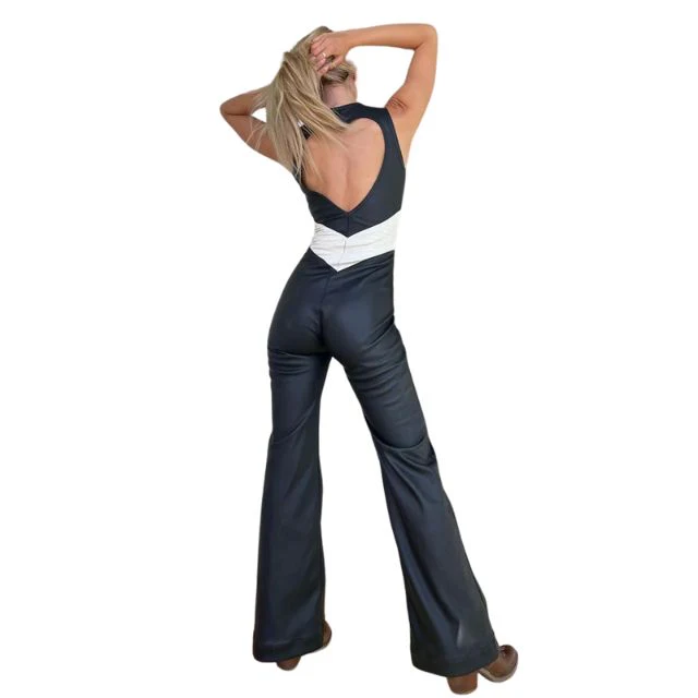 Alicia® | Retro Denim Jumpsuit With Zip - Image 5