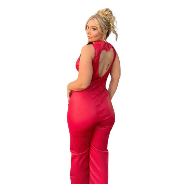 Alicia® | Retro Denim Jumpsuit With Zip - Image 7
