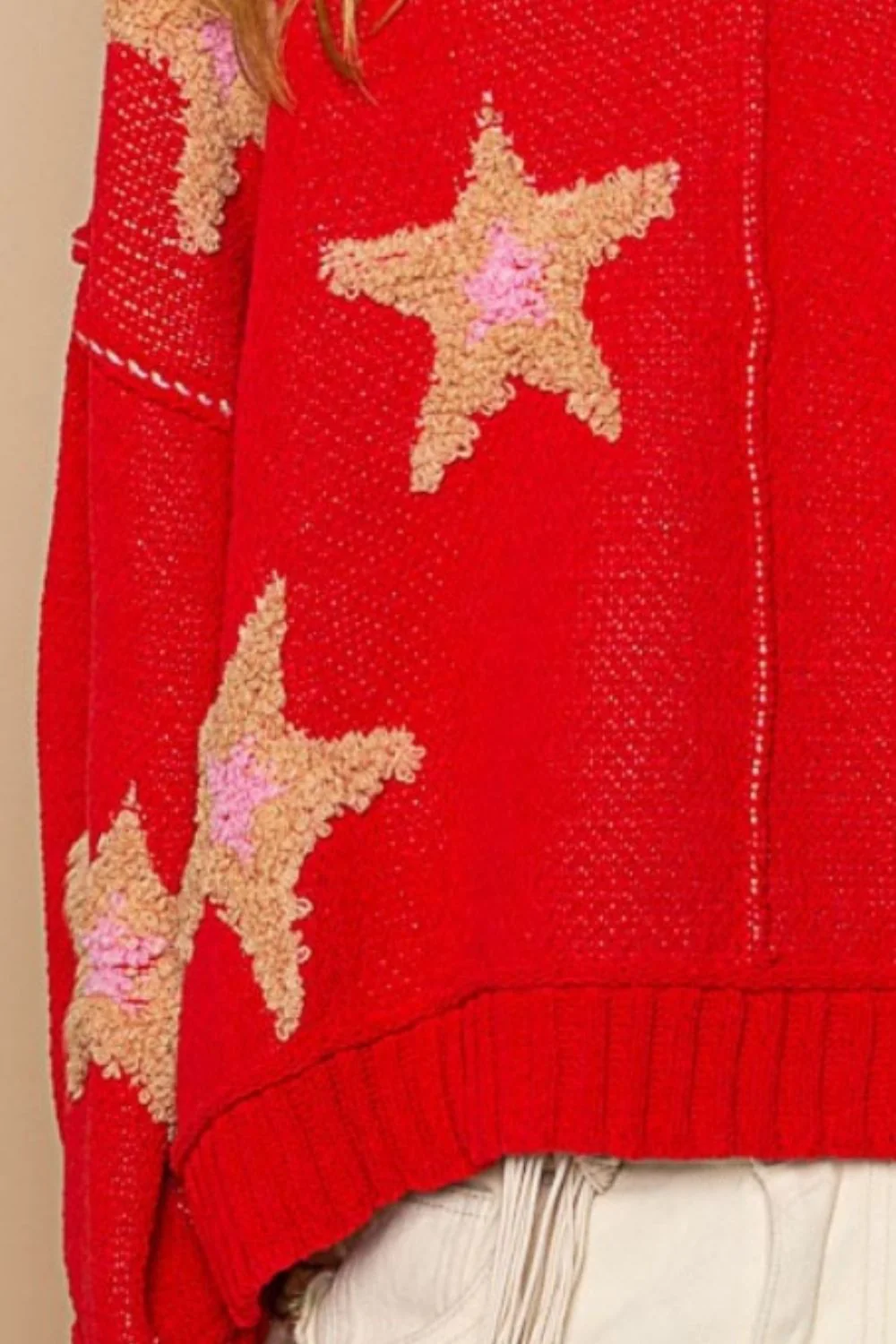 Alina | Long sleeve sweater with star patch - Image 3