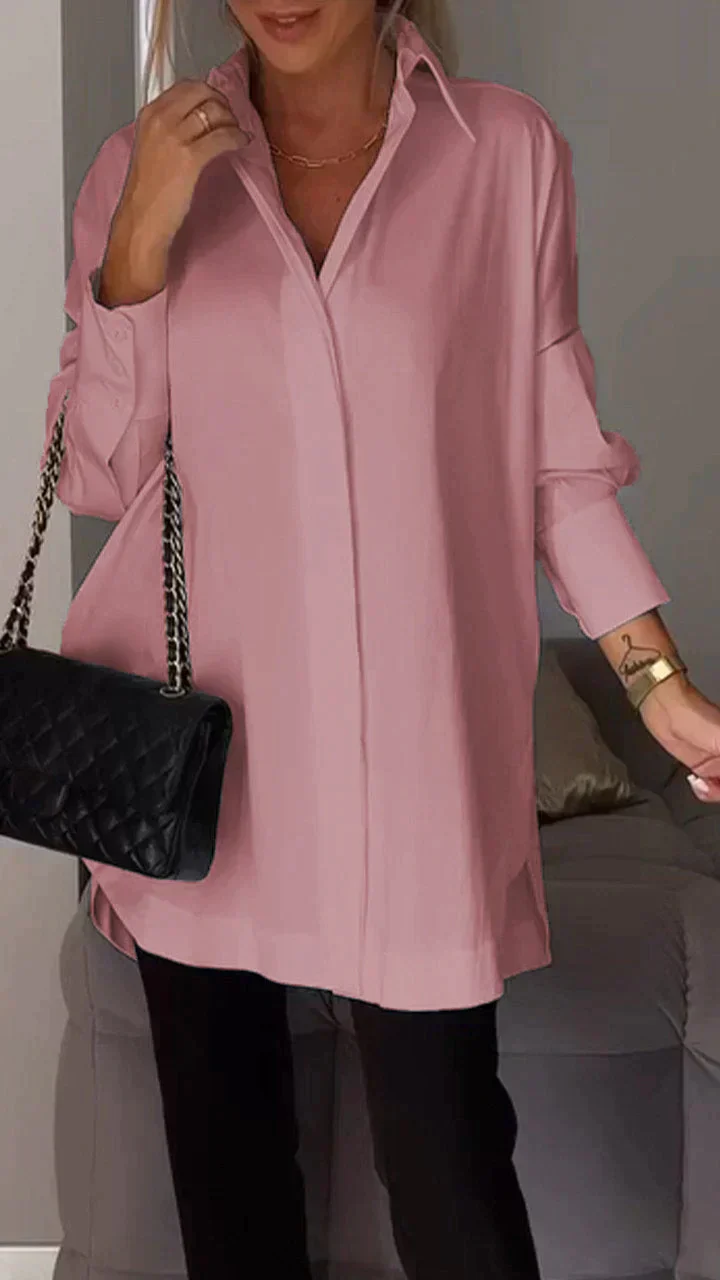 Alina® | Polo Shirt With Lapel Slit - Image 2