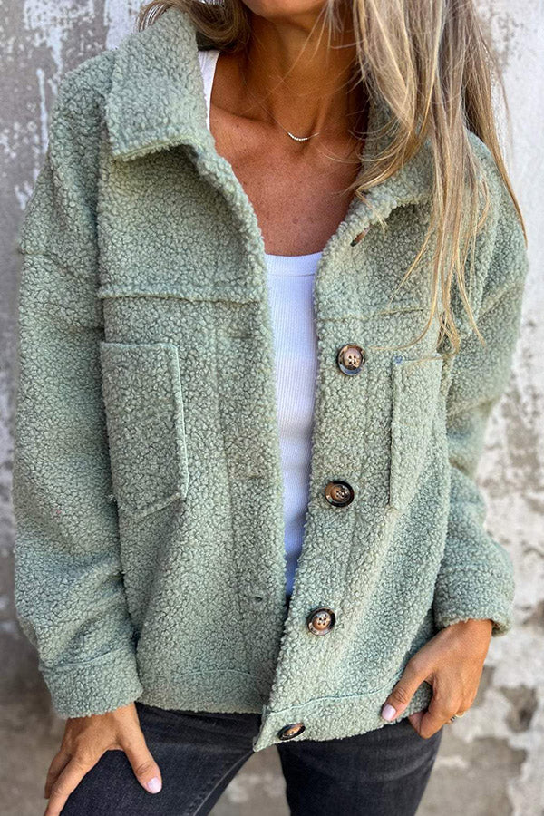 Amalia | Cozy winter coat with side pockets for women - Image 2