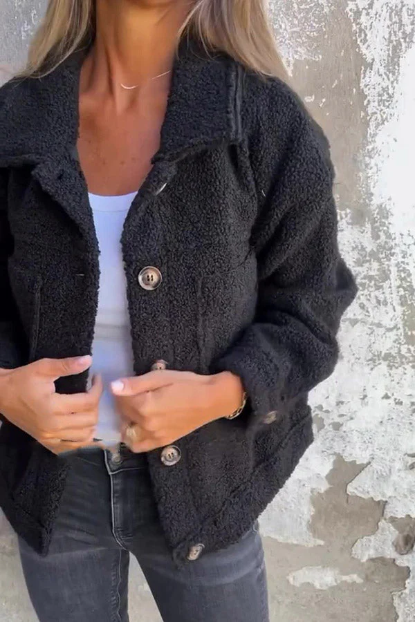 Amalia | Cozy winter coat with side pockets for women - Image 8