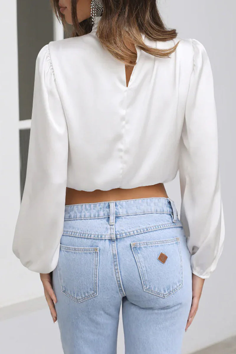 Amalia | Elegant solid patchwork halter tops - Image 3
