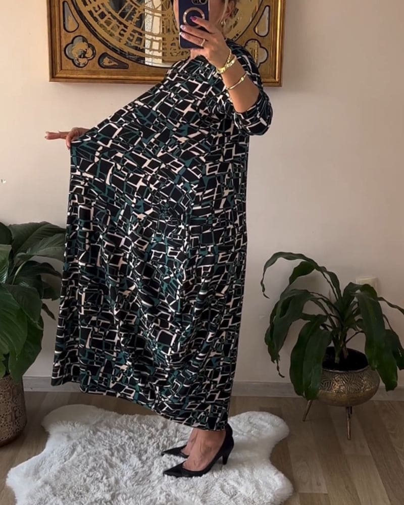 Amalia® | Long Retro Style Dress - Image 3