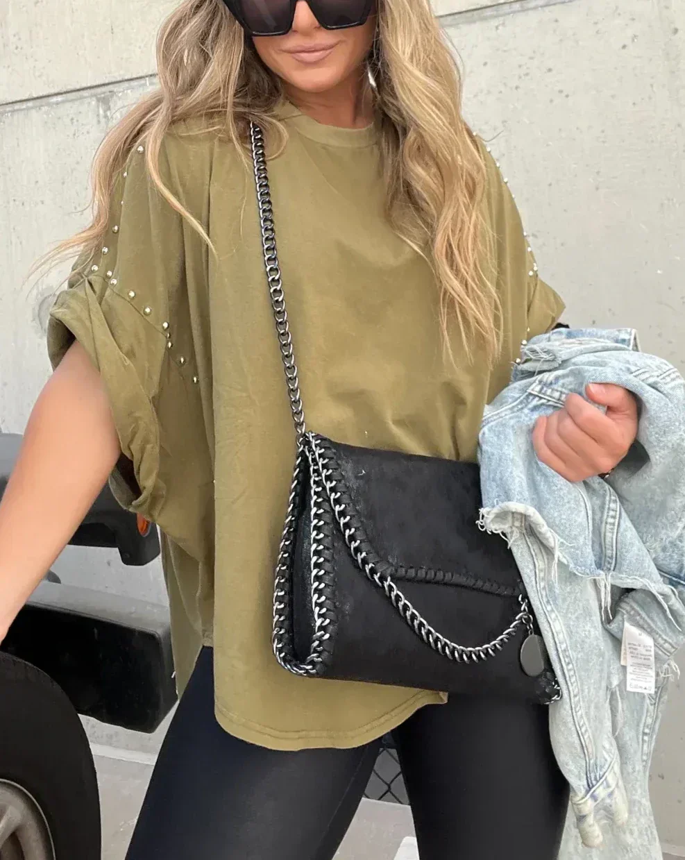 Amayrani® | Oversized T-Shirt With Studs - Image 13