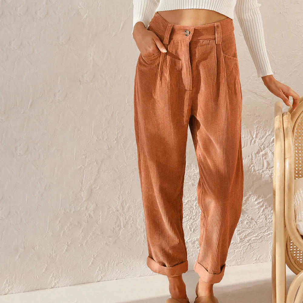 Ambar® | High Quality Women'S Corduroy Trousers - Image 2