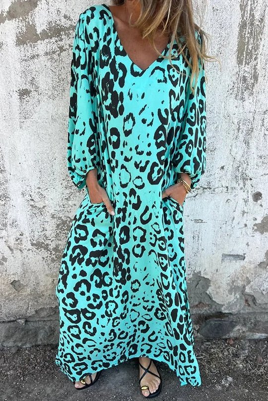 Amberly® | Stylish Loose Leopard Print Dress - Image 7