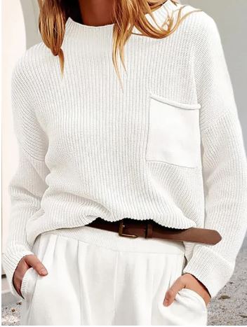 Amelia | Fashionable and minimalist winter sweater - Image 2