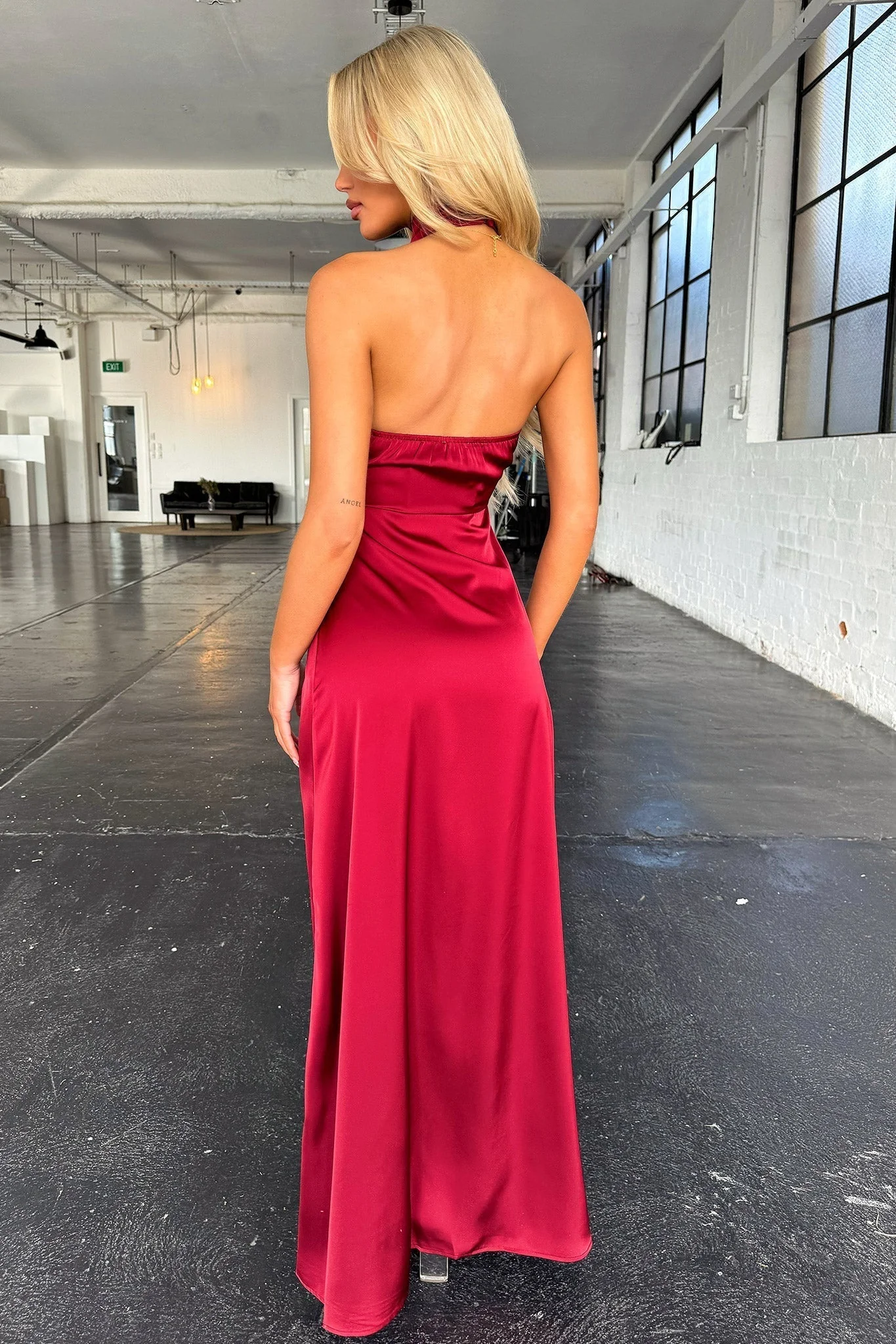 Amelia® | Maxi Dress Burgundy - Image 8