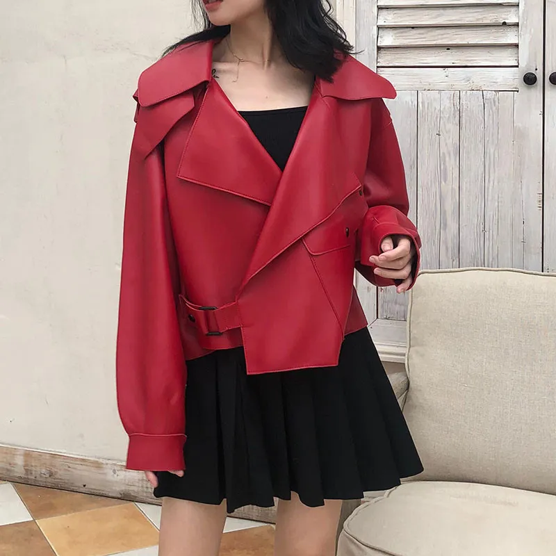 Amelie | Elegant leather jacket for women
