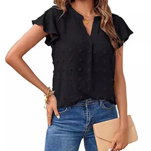 Amelina® | Women'S Sleeveless Blouse V-Neck - Image 5